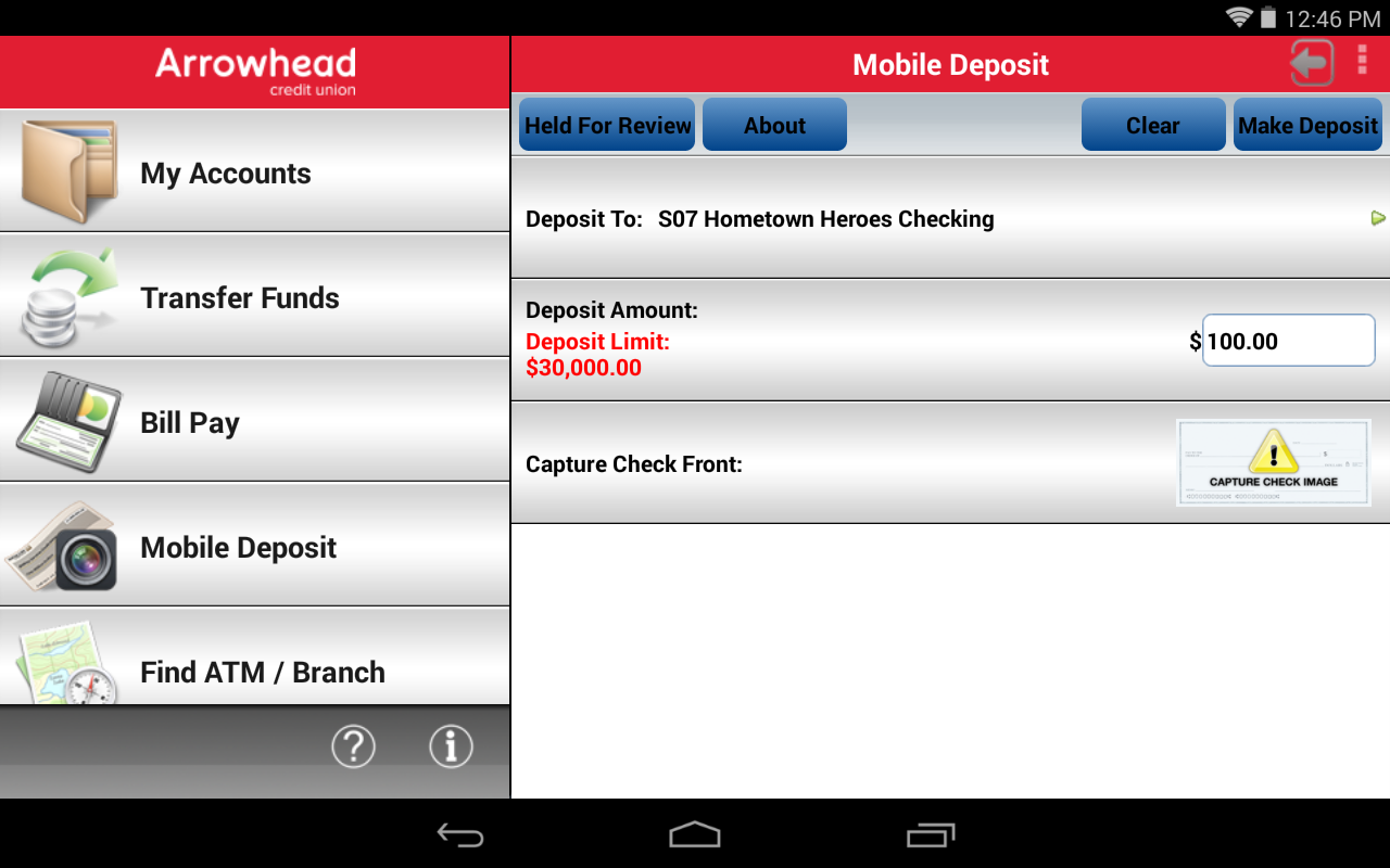 Arrowhead Credit Union Android Apps on Google Play