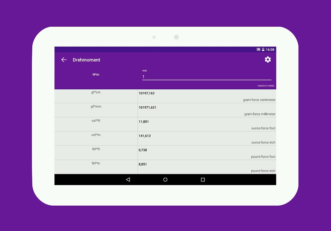 Einheitenumwandler Werkzeuge, Währungsrechner AndroidApps auf