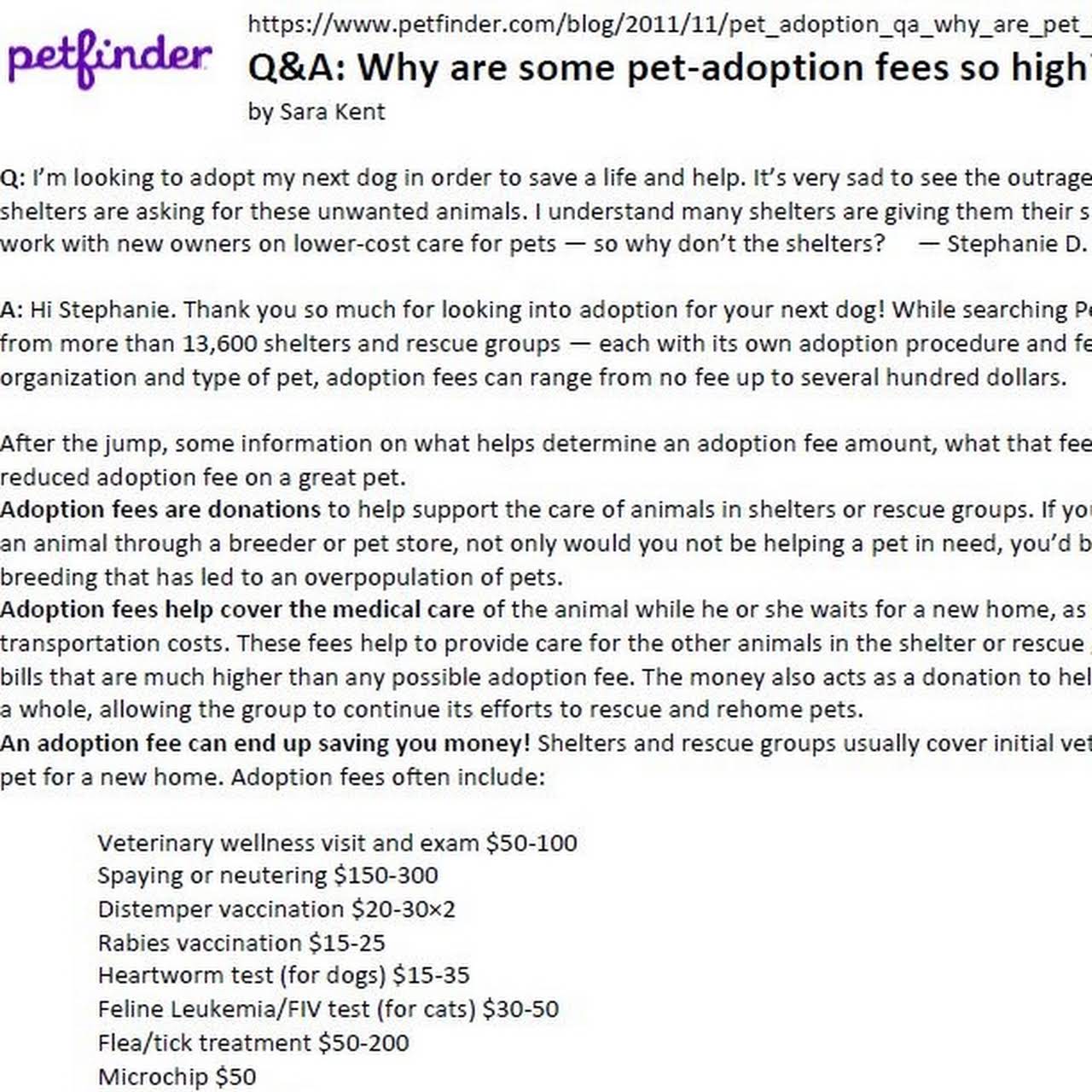Why Are Dog Adoption Fees So High