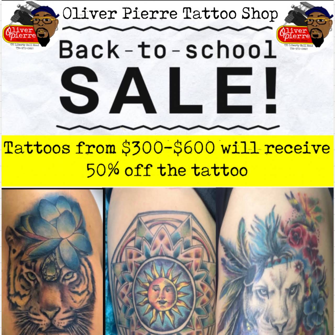 Oliver Pierre Tattoo Shop Tattoo Shop in Goose Creek