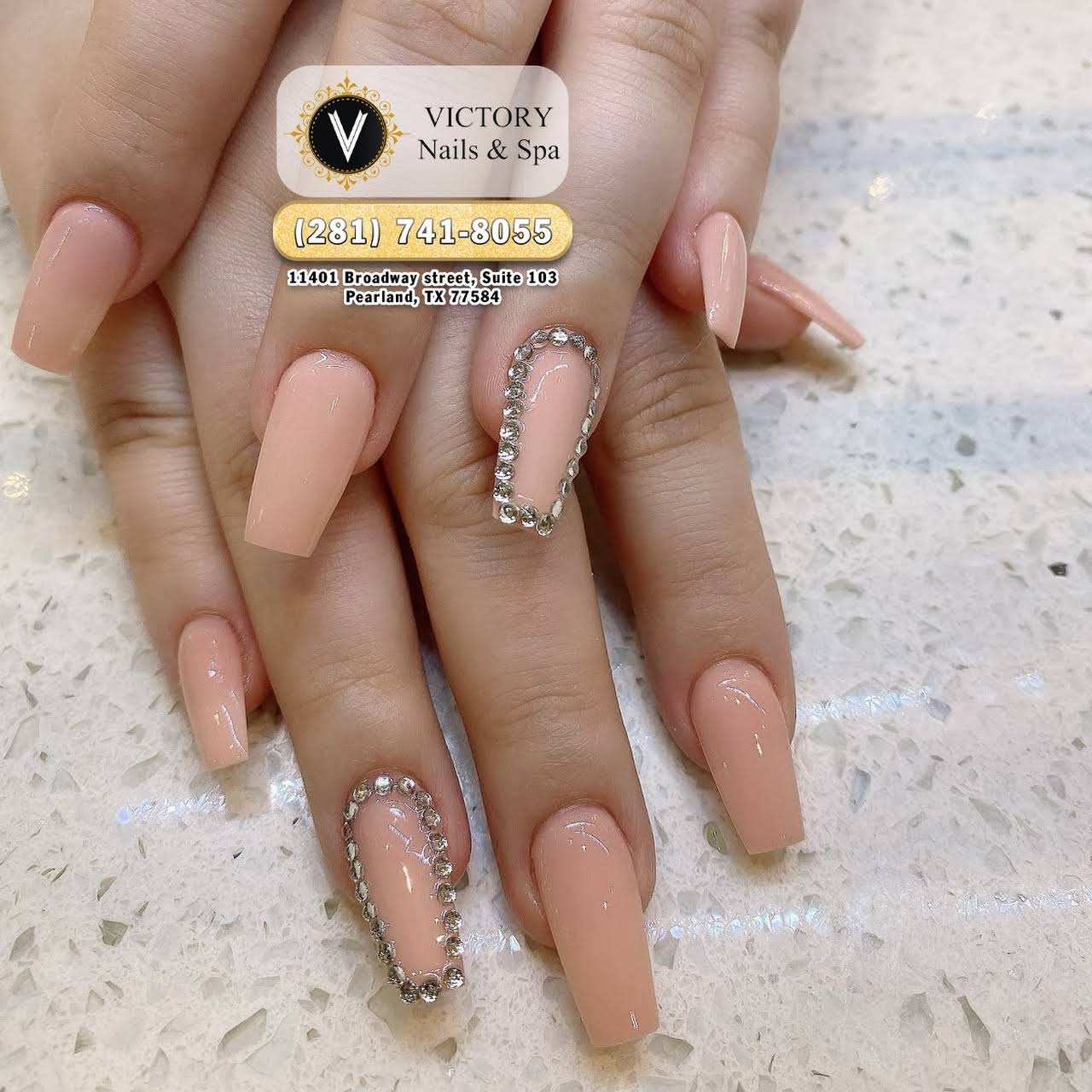 Victory Nails & Spa Nail salon in Pearland, TX 77584