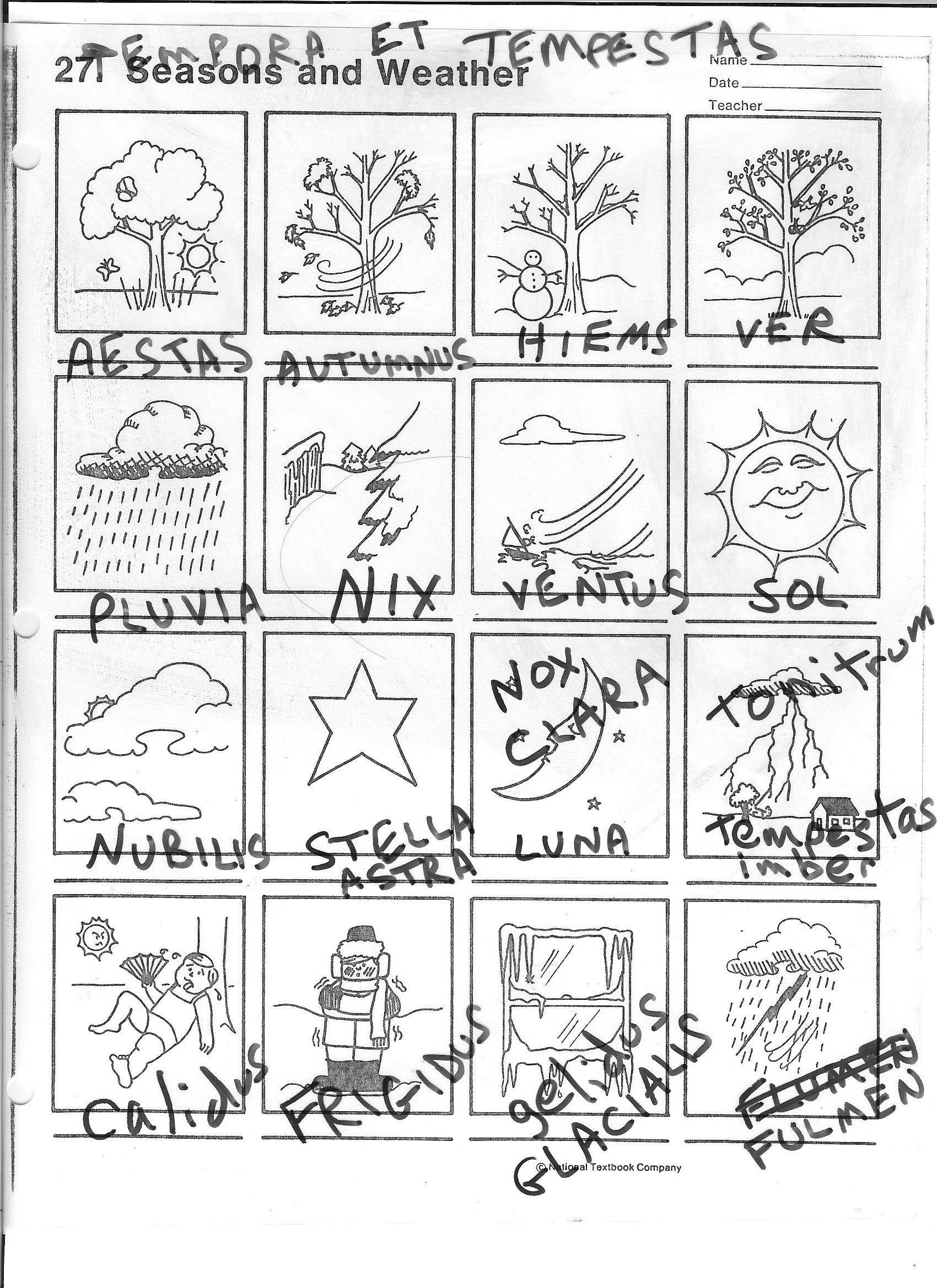 weather worksheet: NEW 312 SPANISH WEATHER VOCABULARY WORKSHEETS