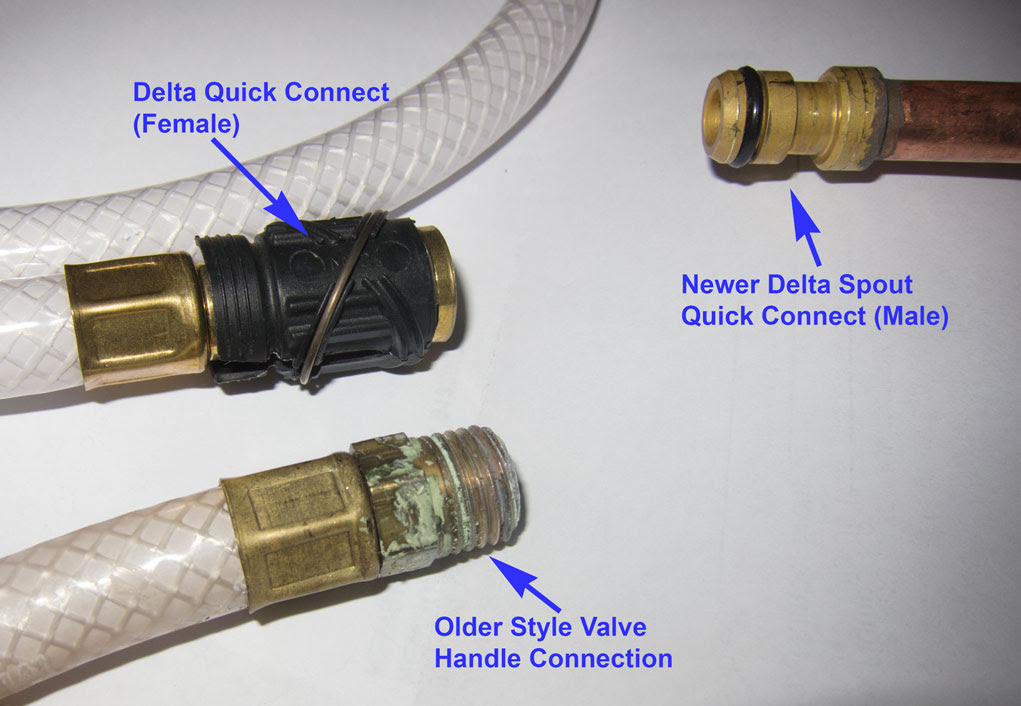 Kitchen Faucet Hose Quick Connect YINUOWEI Quick Connect Brass Faucet