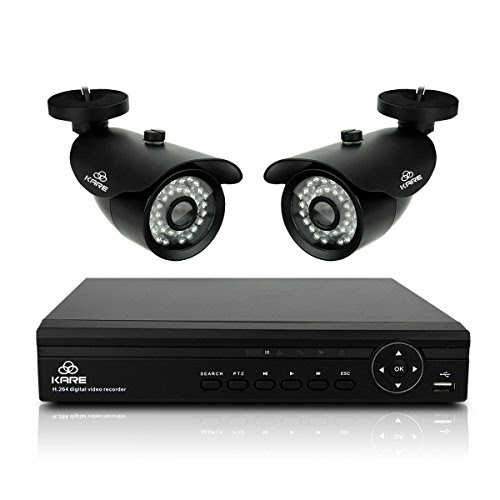 Home Security Camera System Review [HD 720P] KARE® 4 Channel CCTV DVR