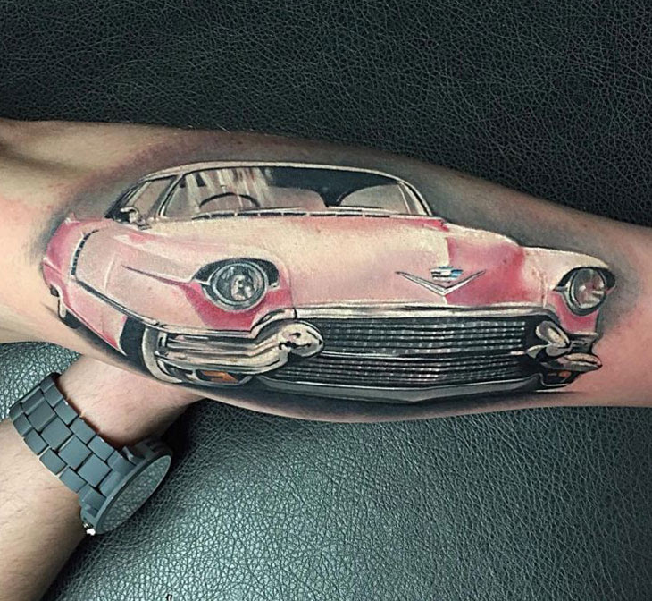 Cadillac Tattoo Designs