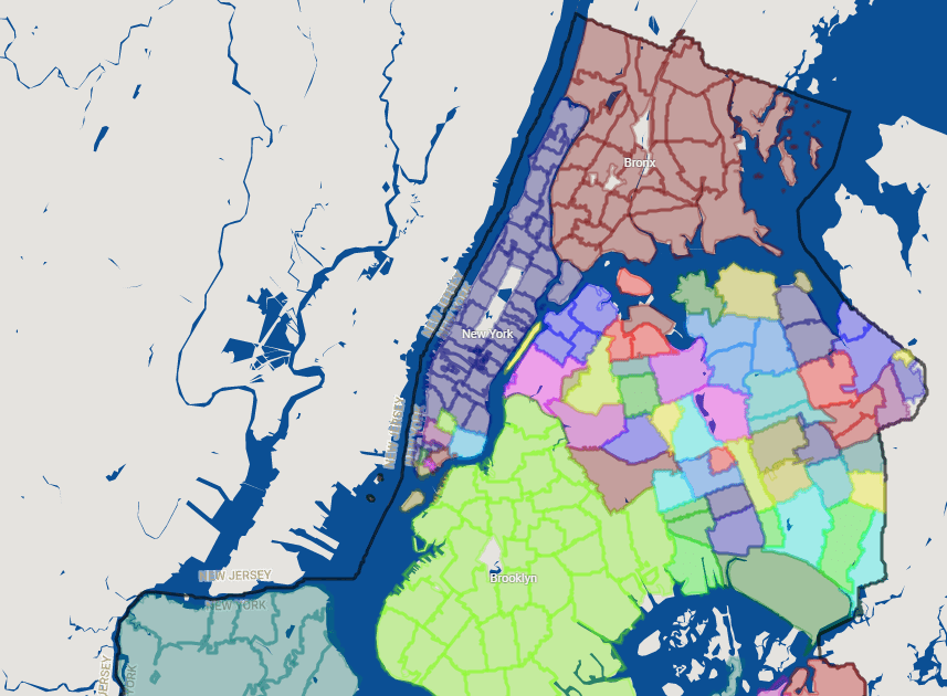 Staten Island Zip Code Map Maping Resources