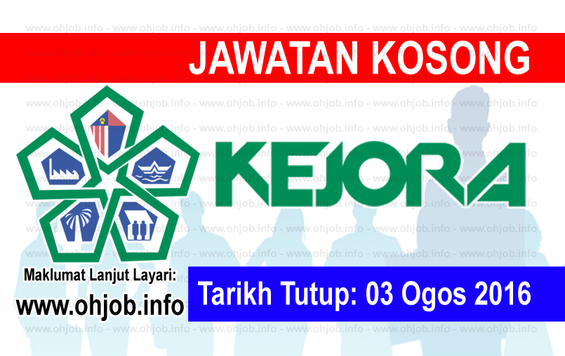 You may visit them there or learn more about them online at in the auditor report of 2011, lembaga kemajuan johor tenggara (kejora) was rated 'good' in the section of accountability index rating, with the. Jawatan Kosong Lembaga Kemajuan Johor Tenggara (KEJORA ...