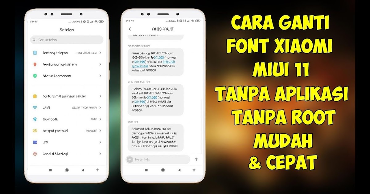 Cara Download Font Hp Xiaomi