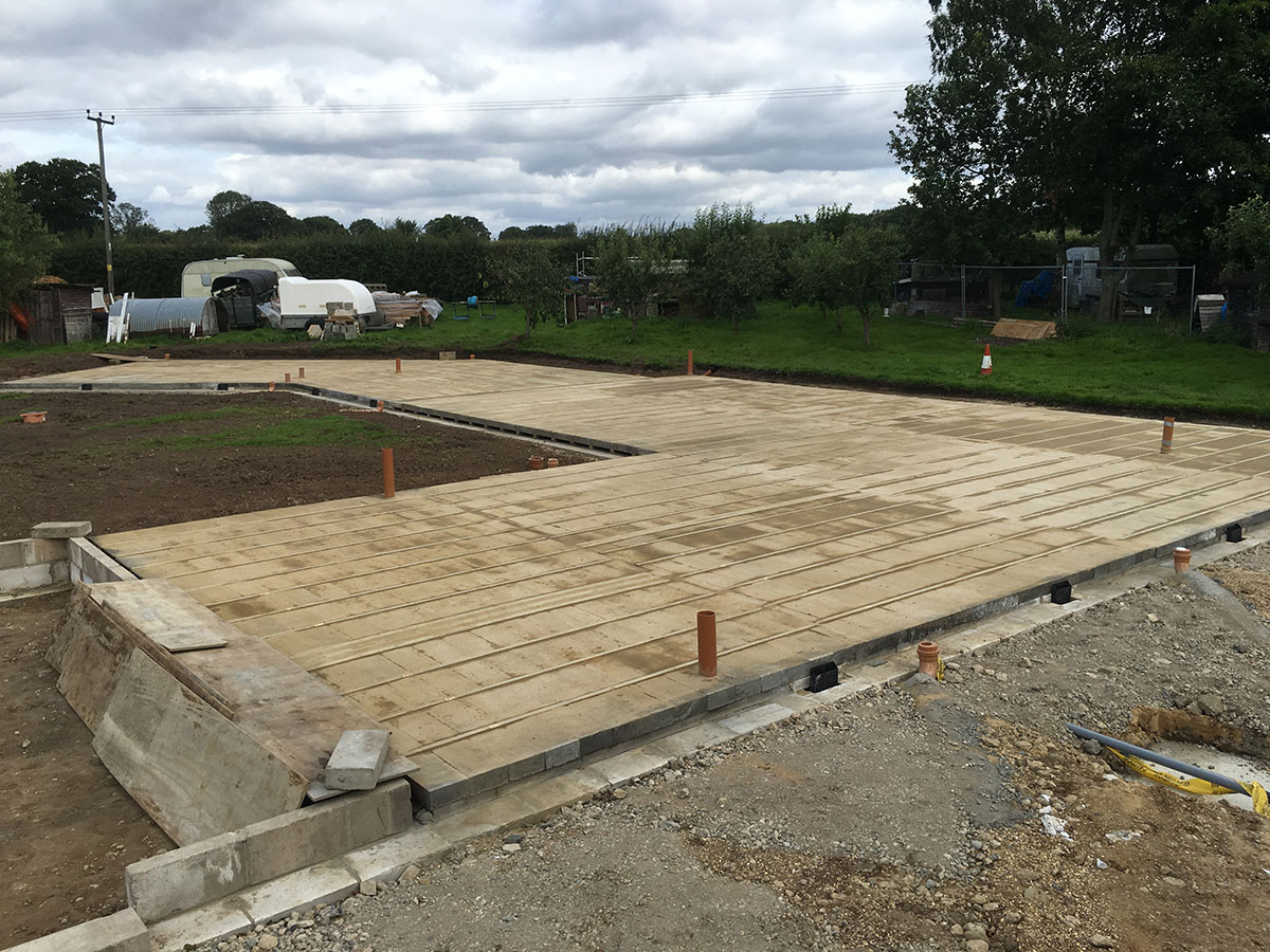 Private Self Build Projects Groundworks & surfacing in Norfolk