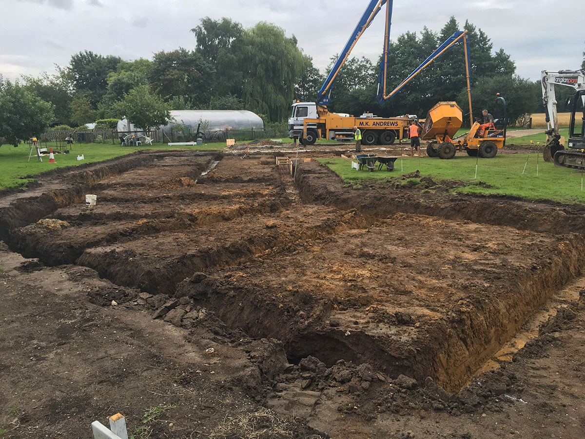 Private Self Build Projects Groundworks & surfacing in Norfolk