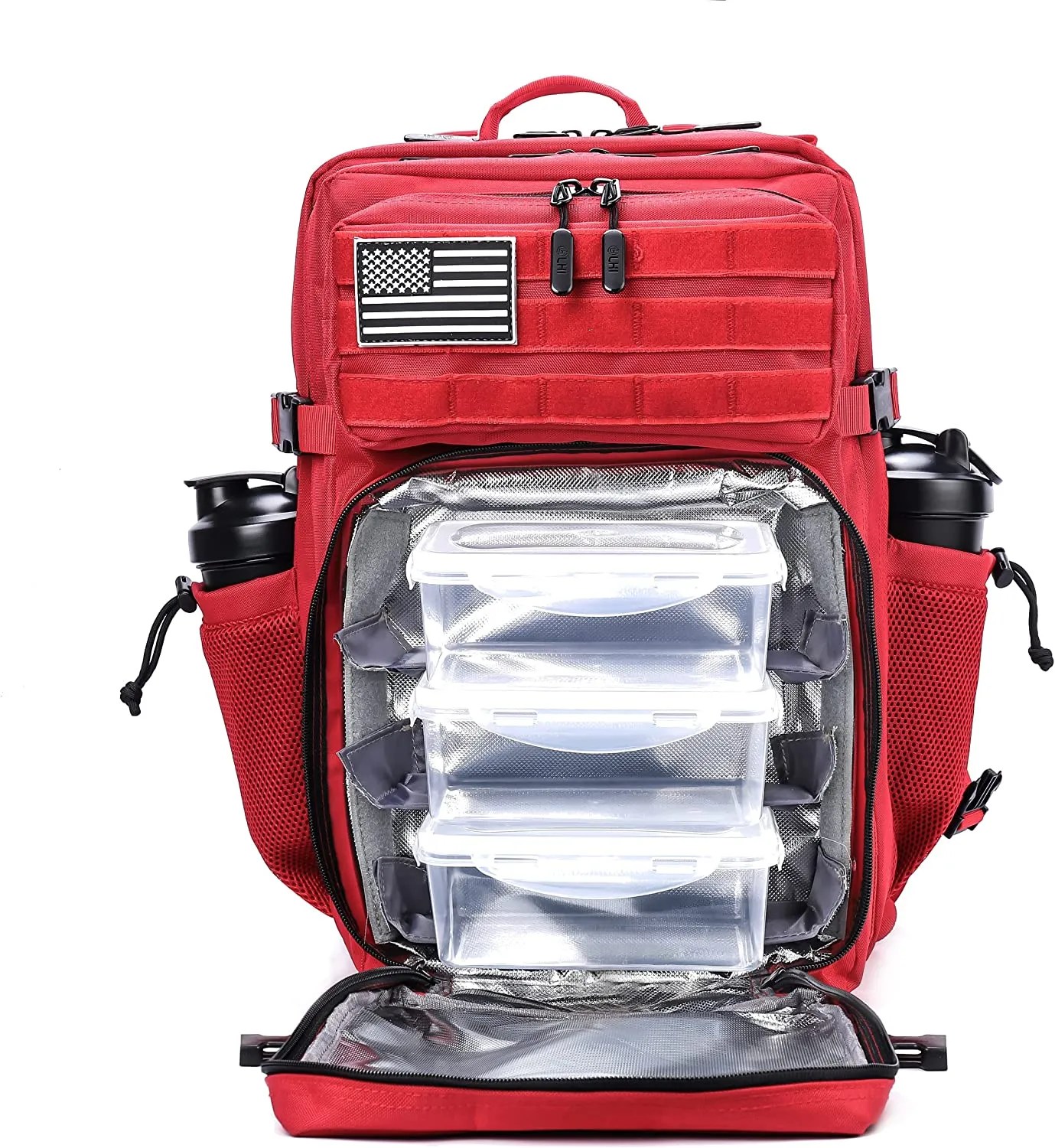 45L Meal Prep Management Backpack Red LHI