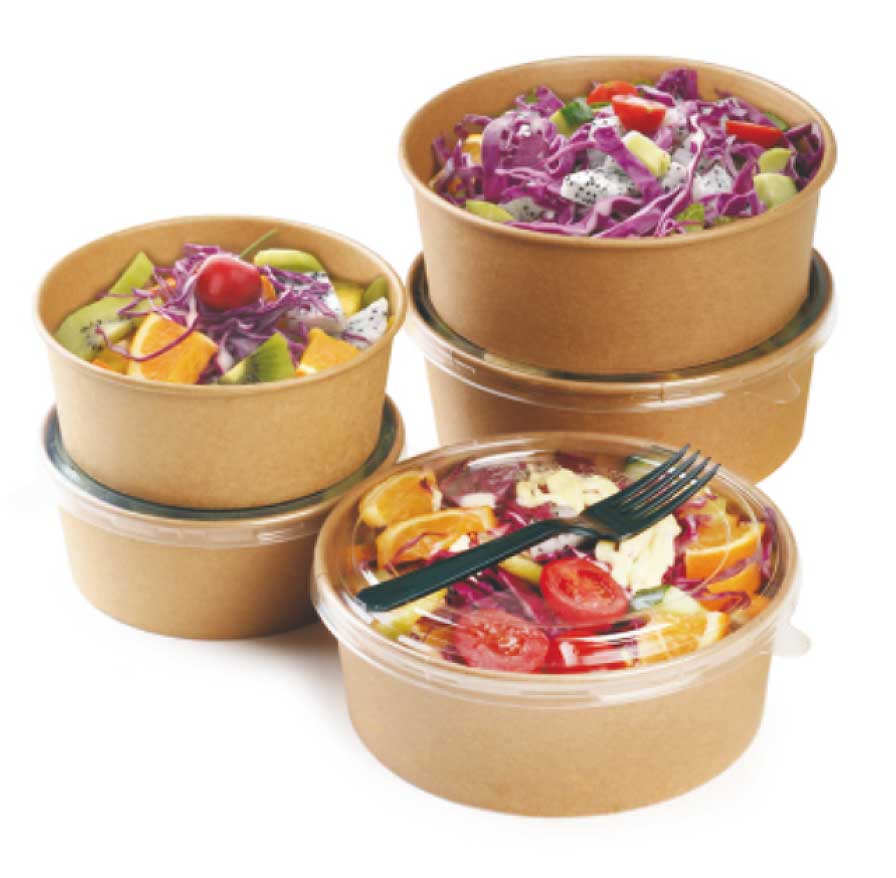 Bio Craft Bowls Green Environmental Paper Food Packaging