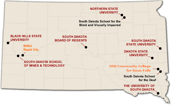 University Of North Dakota Map Sd University Enrollment Decline – Lincoln High School Statesman