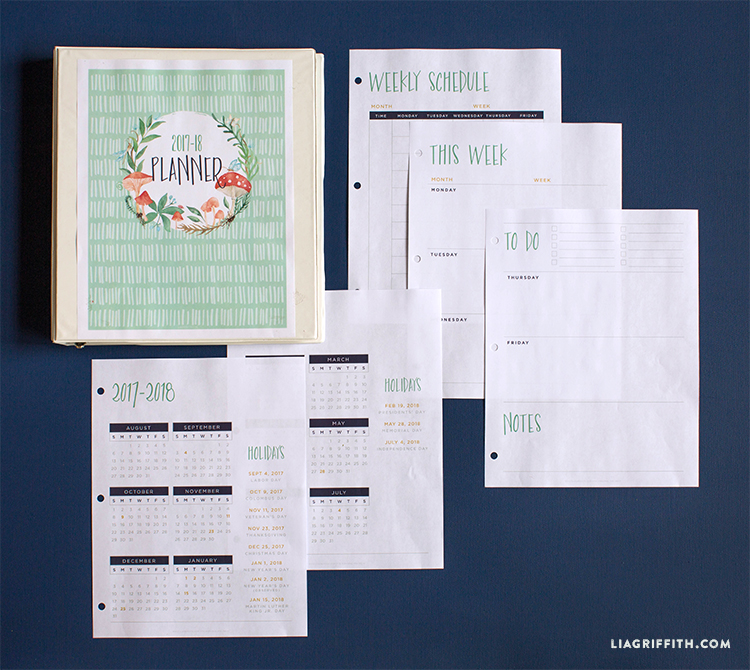 Free 201718 Teacher Planner Printable Lia Griffith