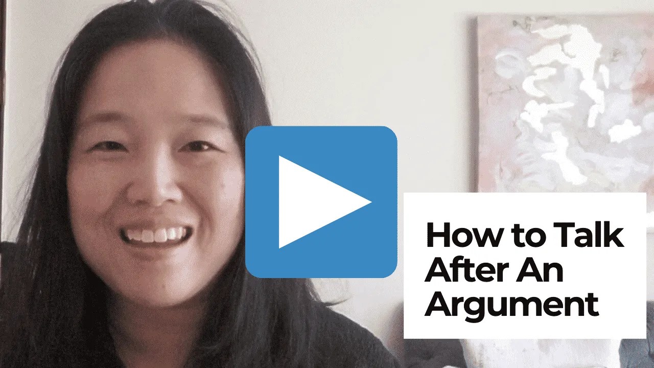 Couples Therapy How To Talk After An Argument (video!) San Jose