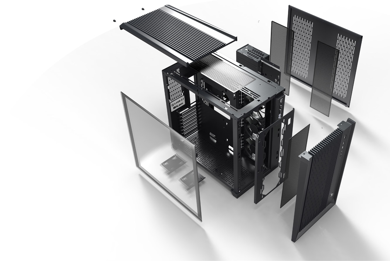 Lian Li PCO11AIR SECC/Tempered Glass ATX Mid Tower Gaming Computer