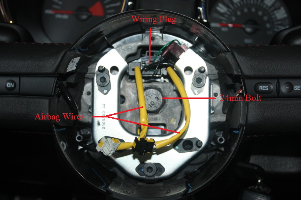 How to Install a Ford Racing GT500 Steering Wheel on Your 20052009
