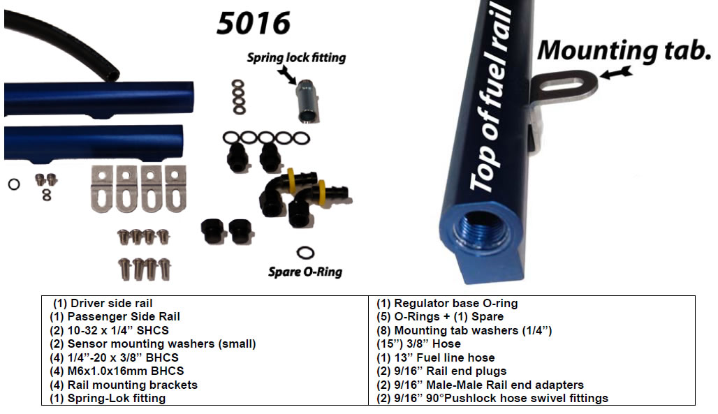 How to install a BBK High Flow Aluminum Fuel Rail Kit on your 19992004