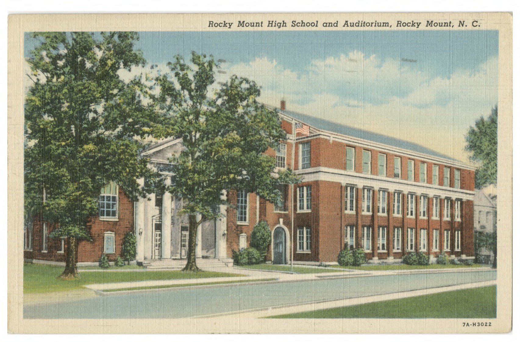 Rocky Mount High School and Auditorium, Rocky Mount, N.C.