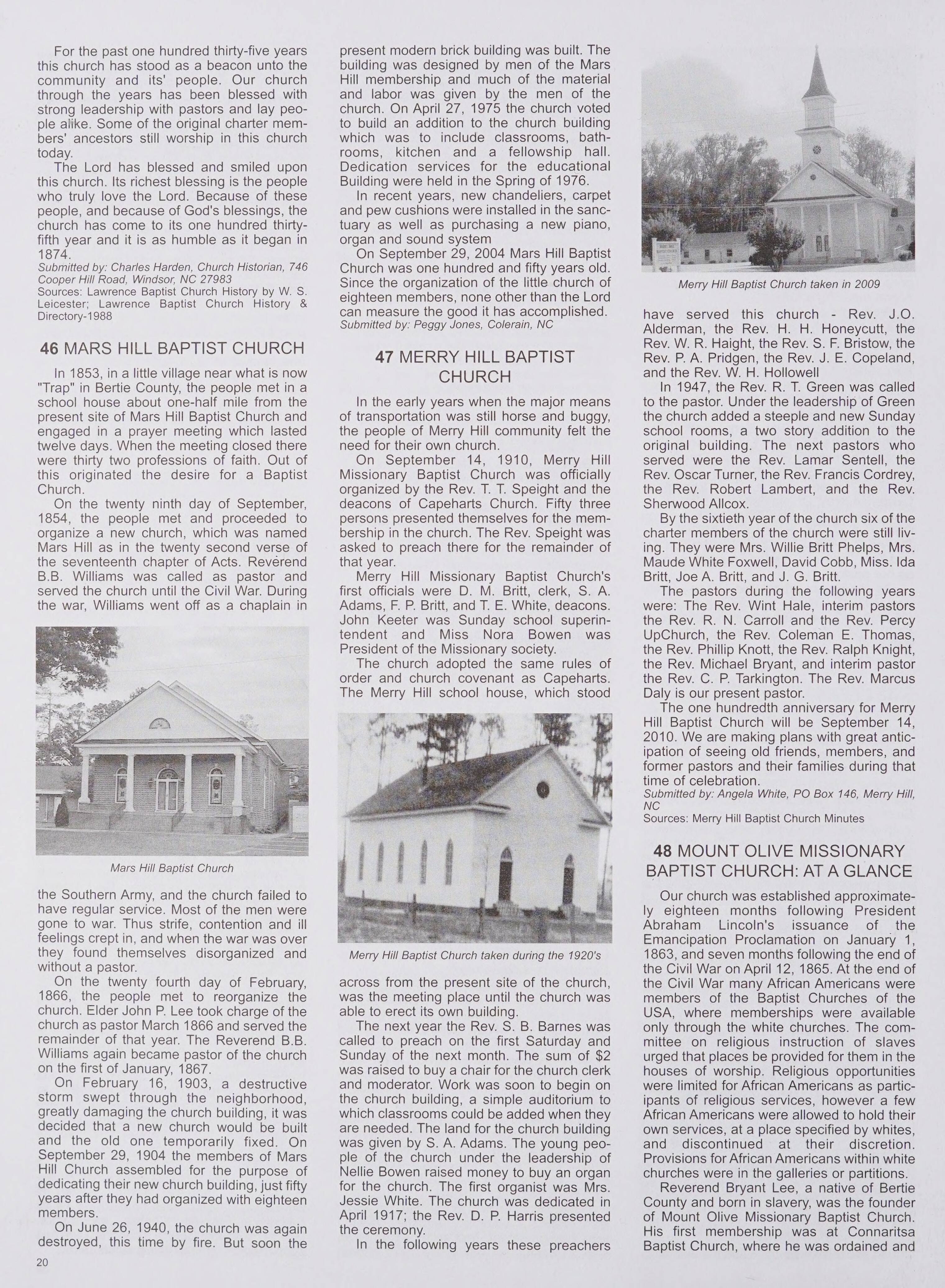 Bertie County North Carolina Heritage 17222010