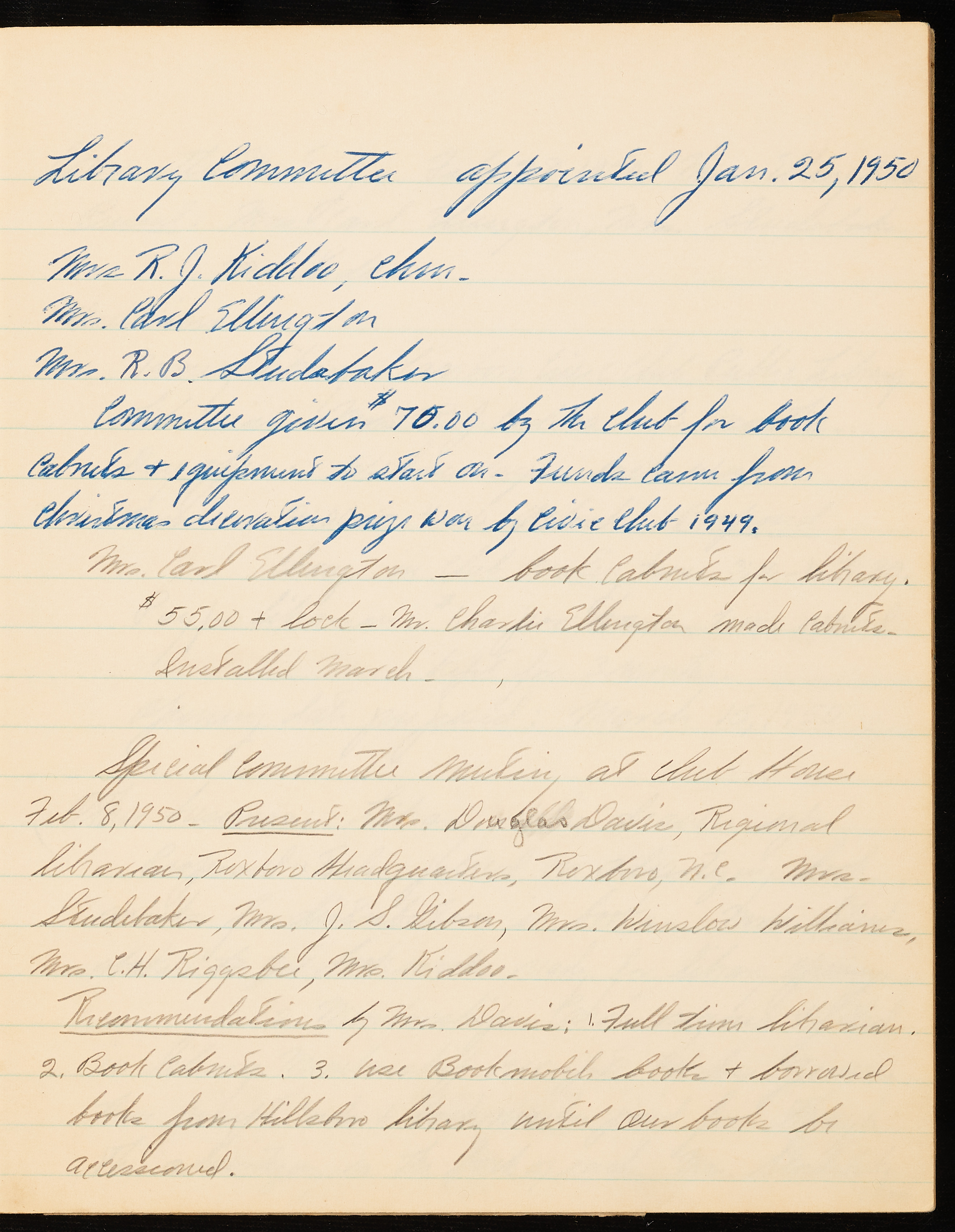 Carrboro Civic Club Public Library Scrapbook