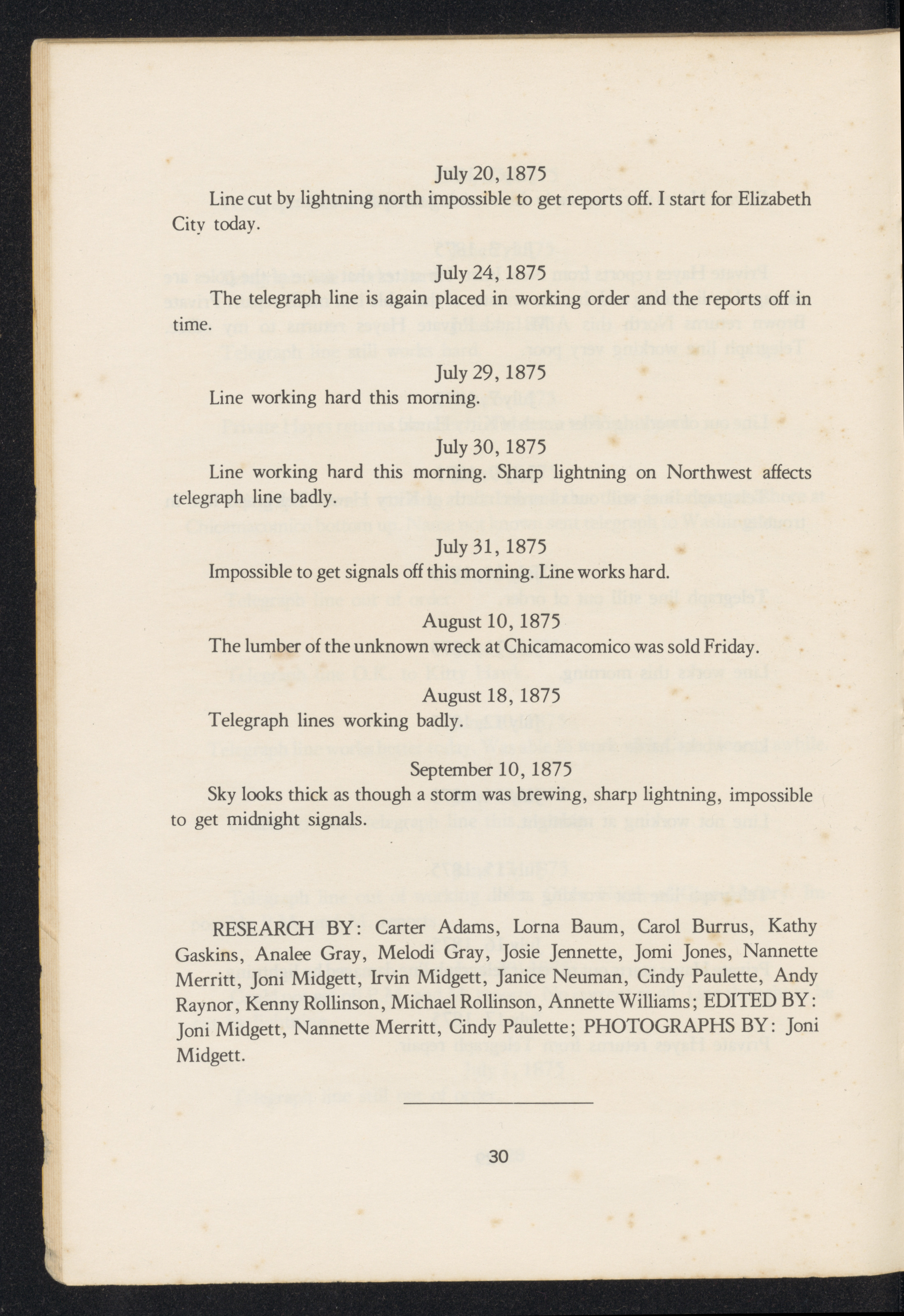 Sea Chest [Summer 1973]