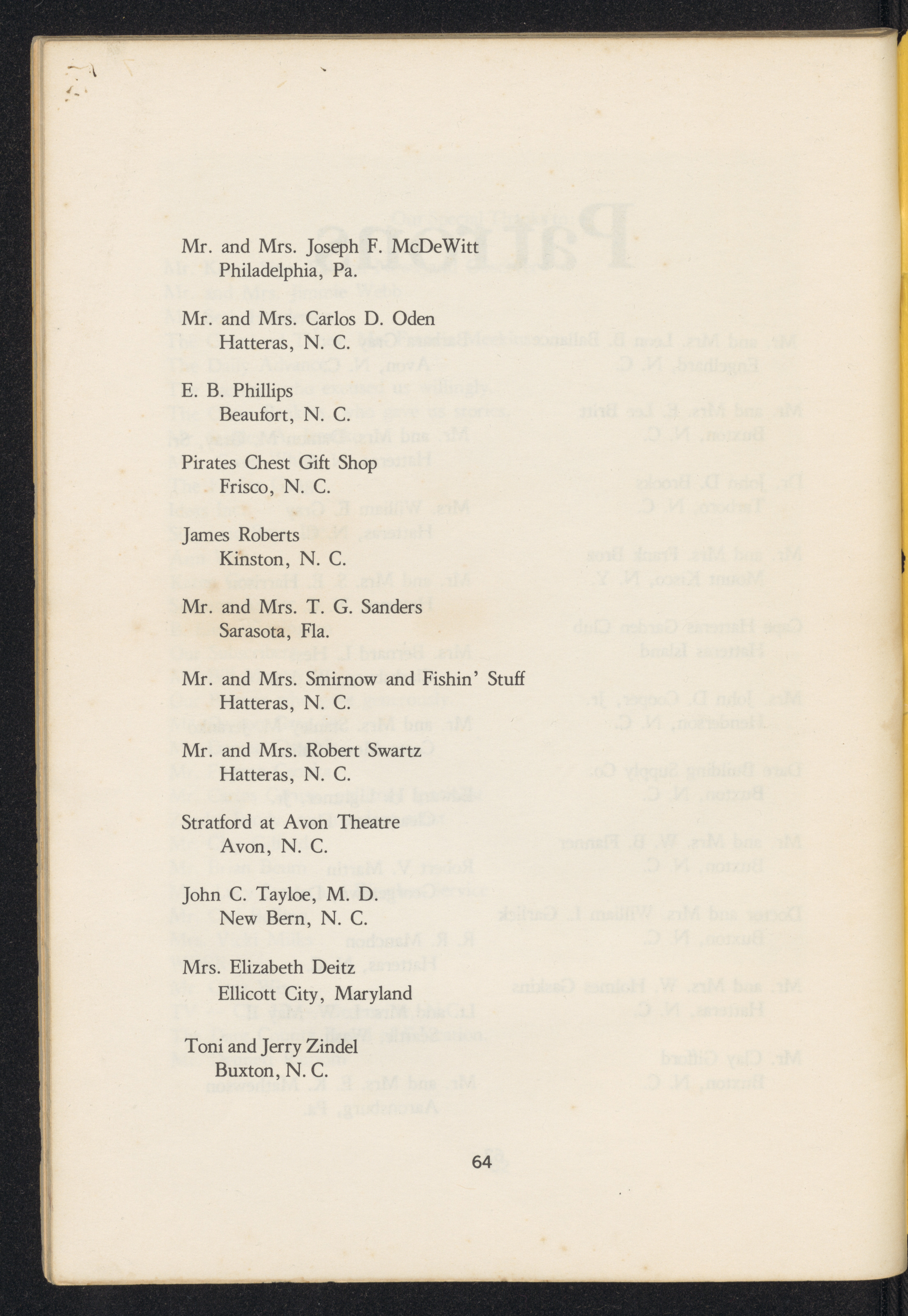 Sea Chest [Summer 1973]