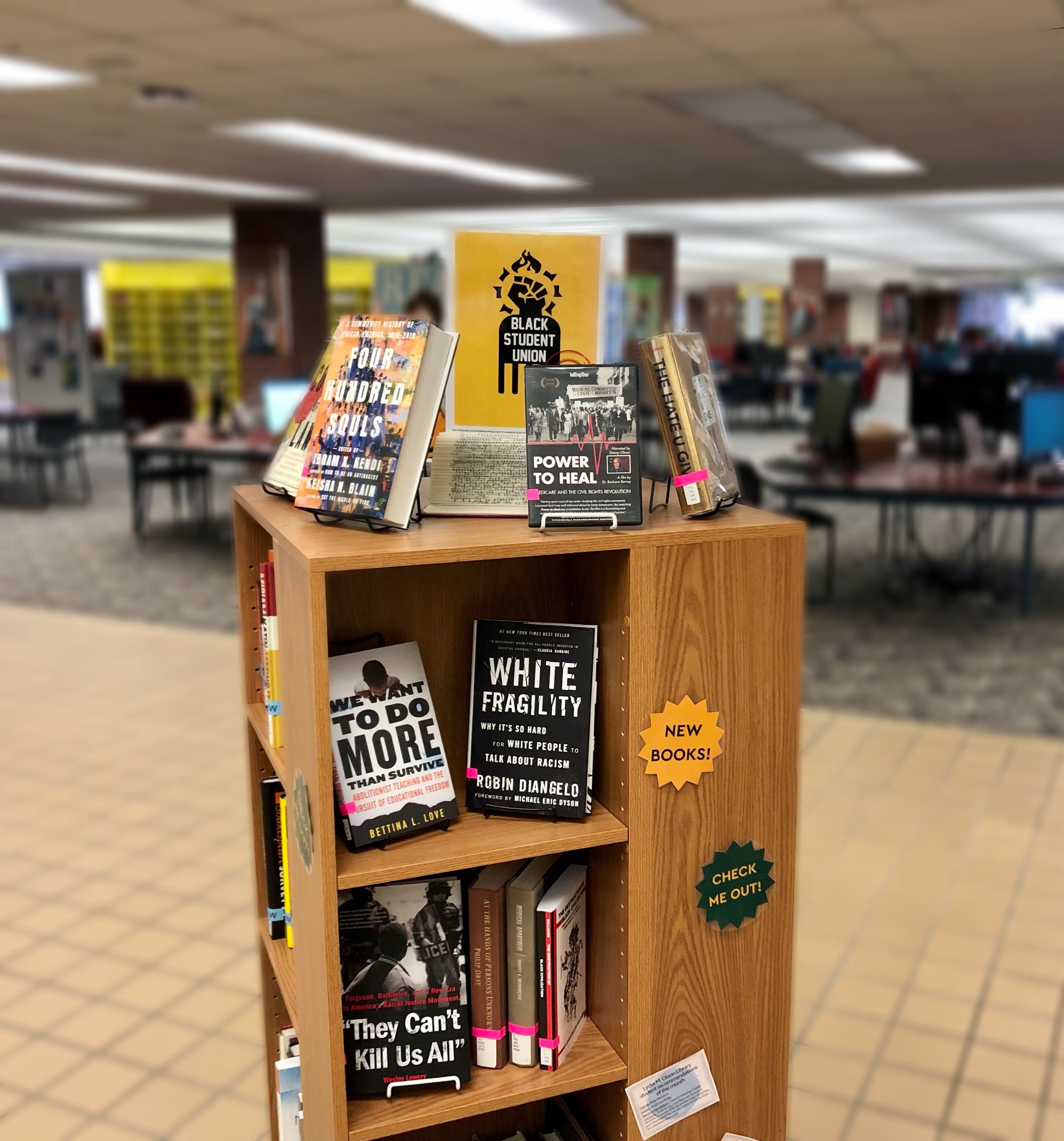 Black Student Union Book Lydia M. Olson Library