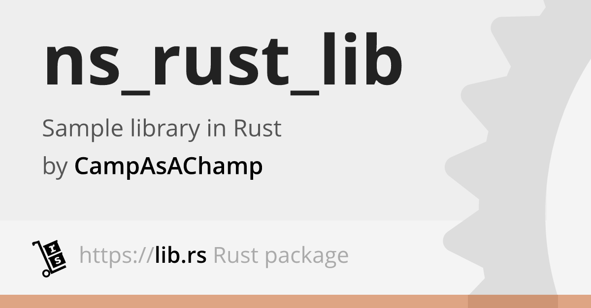 ns_rust_lib — Rust library // Lib.rs