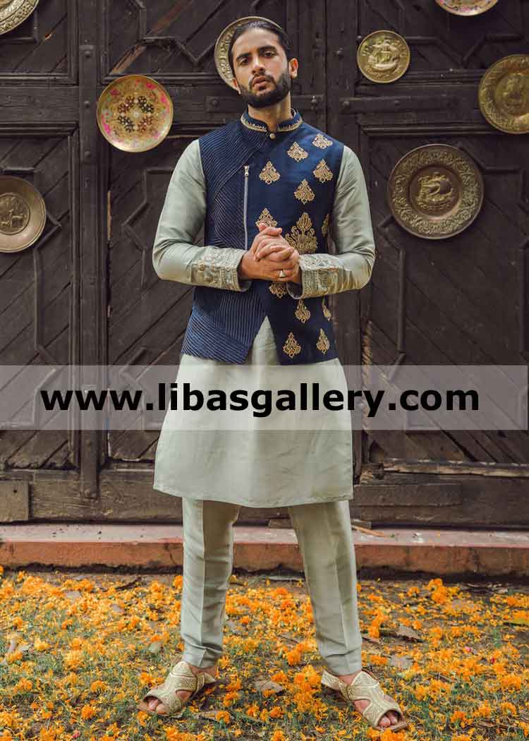 Pakistani Waistcoat collection for Men UK USA Canada UAE Asia Europe