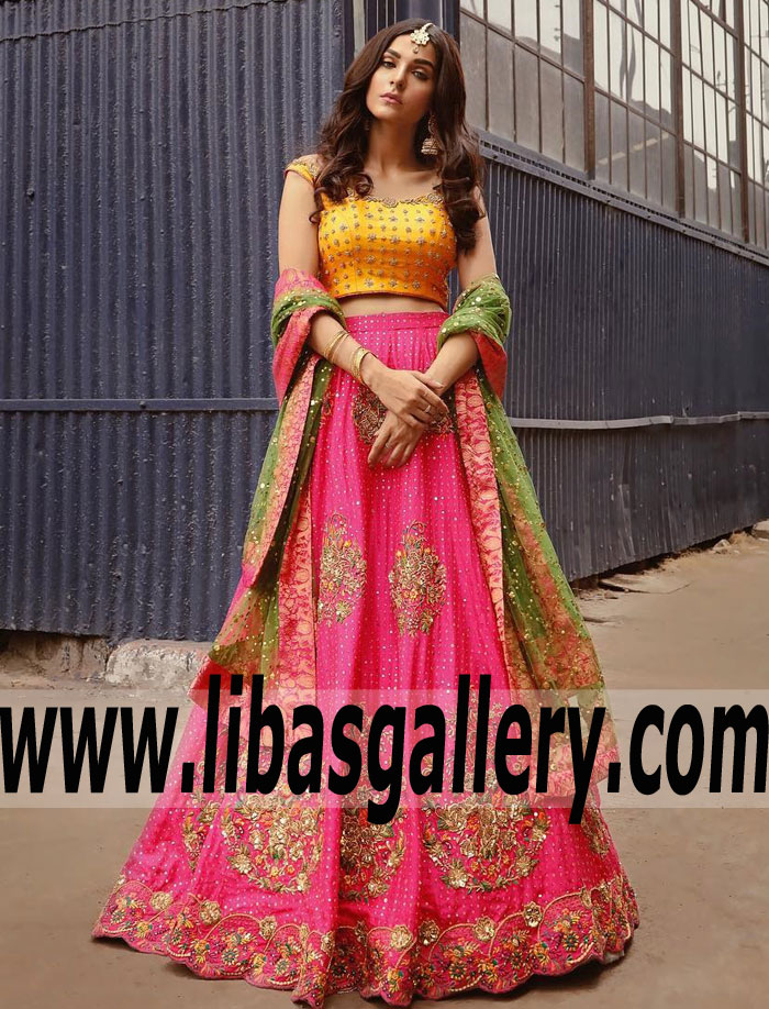 Fabulous Bridesmaid Lehenga Choli for Mehndi and Special Occasions
