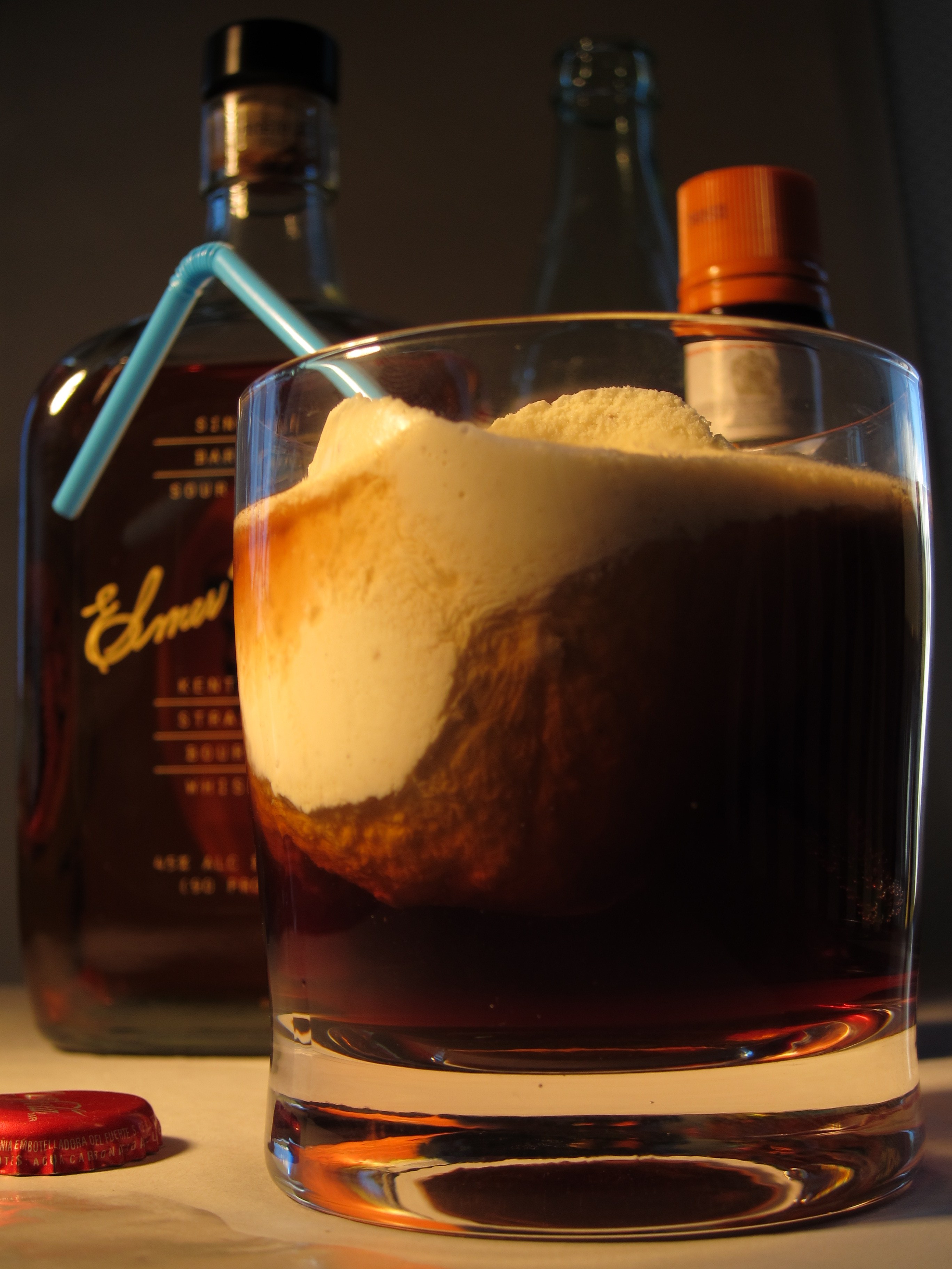 Bourbon Coke Float Libation Lab