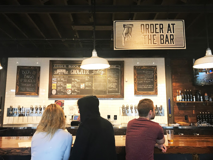 Get your cider and beer fix at Cinder Block Brewery in North Kansas City.