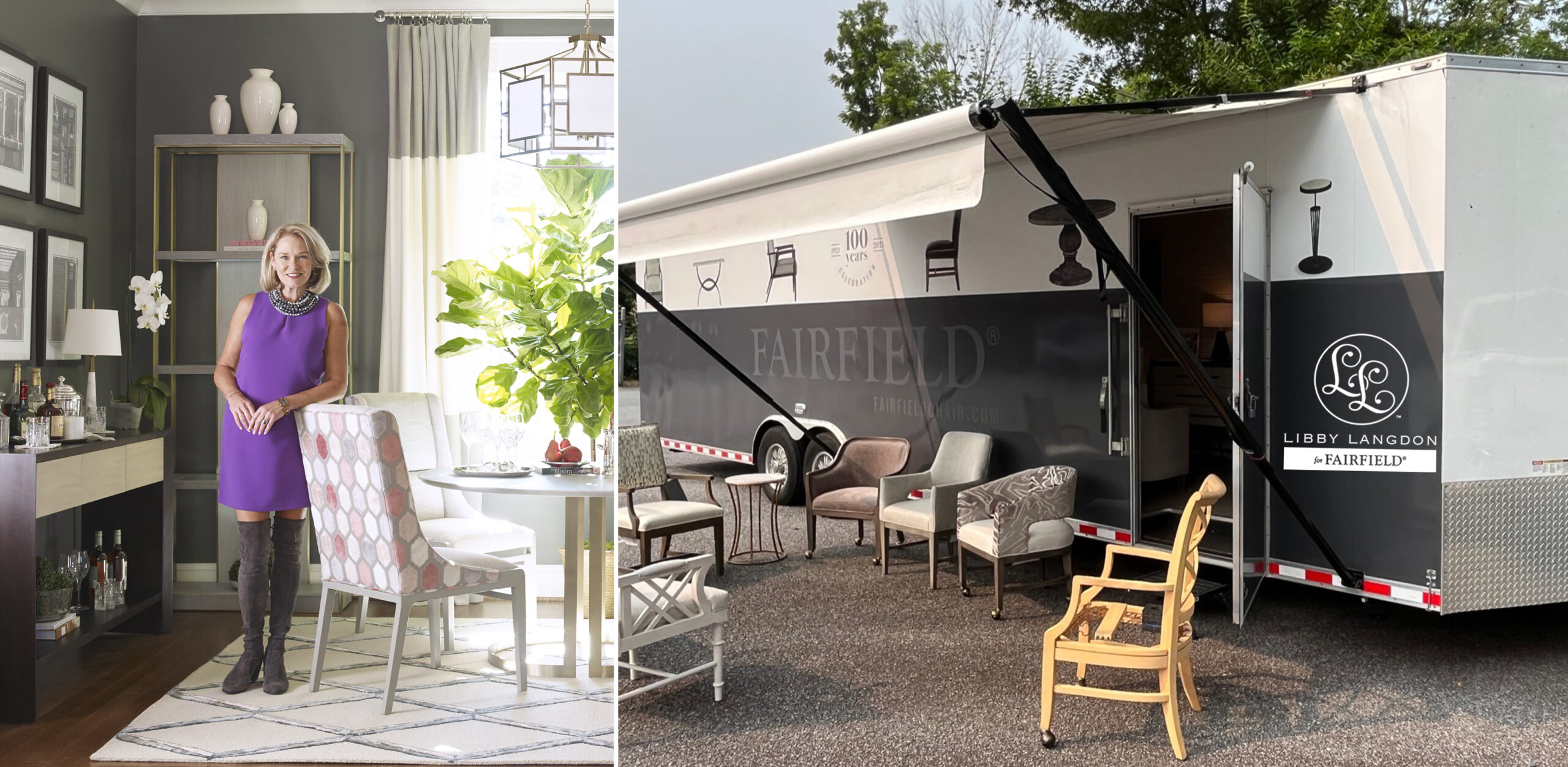 Come See Libby & her Fairfield Furniture in the Mobile Showroom