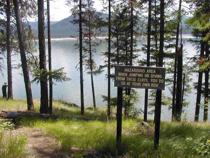 McGillivray Campground on Lake Koocanusa, Libby, Montana area