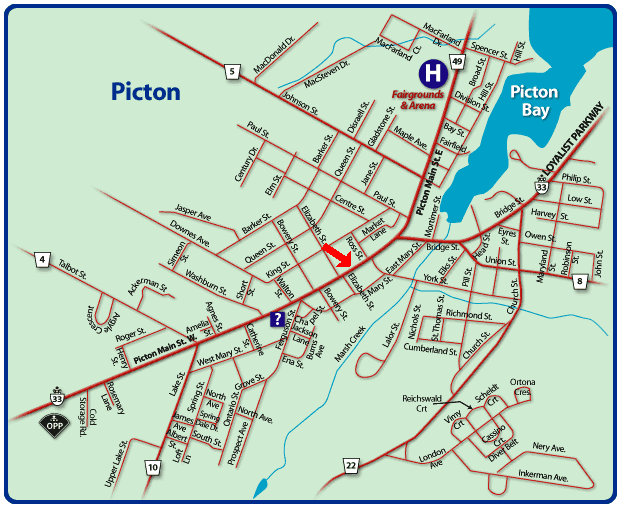 Picton map