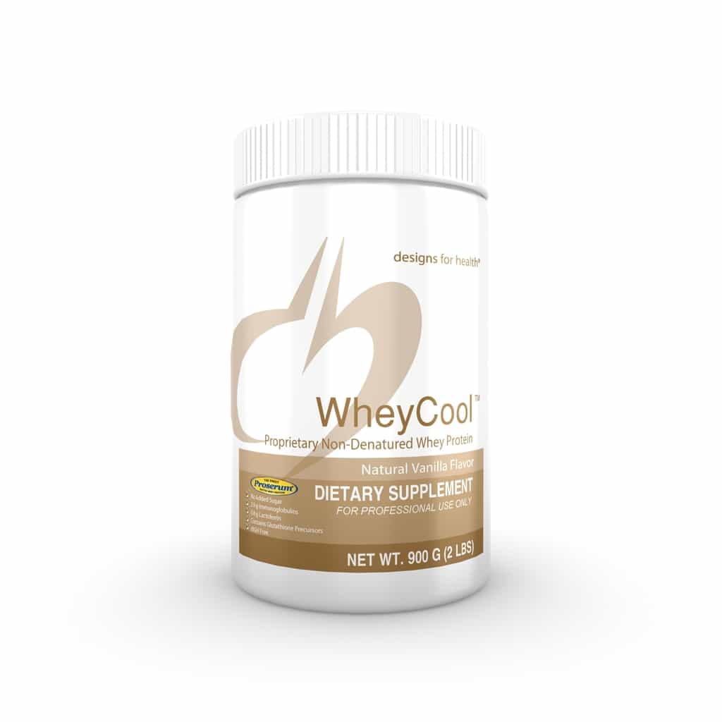 Designs for Health Whey Cool Vanilla Flavor Net wt .900 G (2 lbs