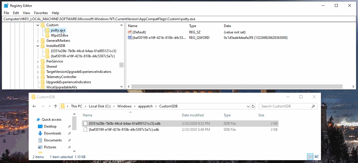 Persistence via Shims liberty shell