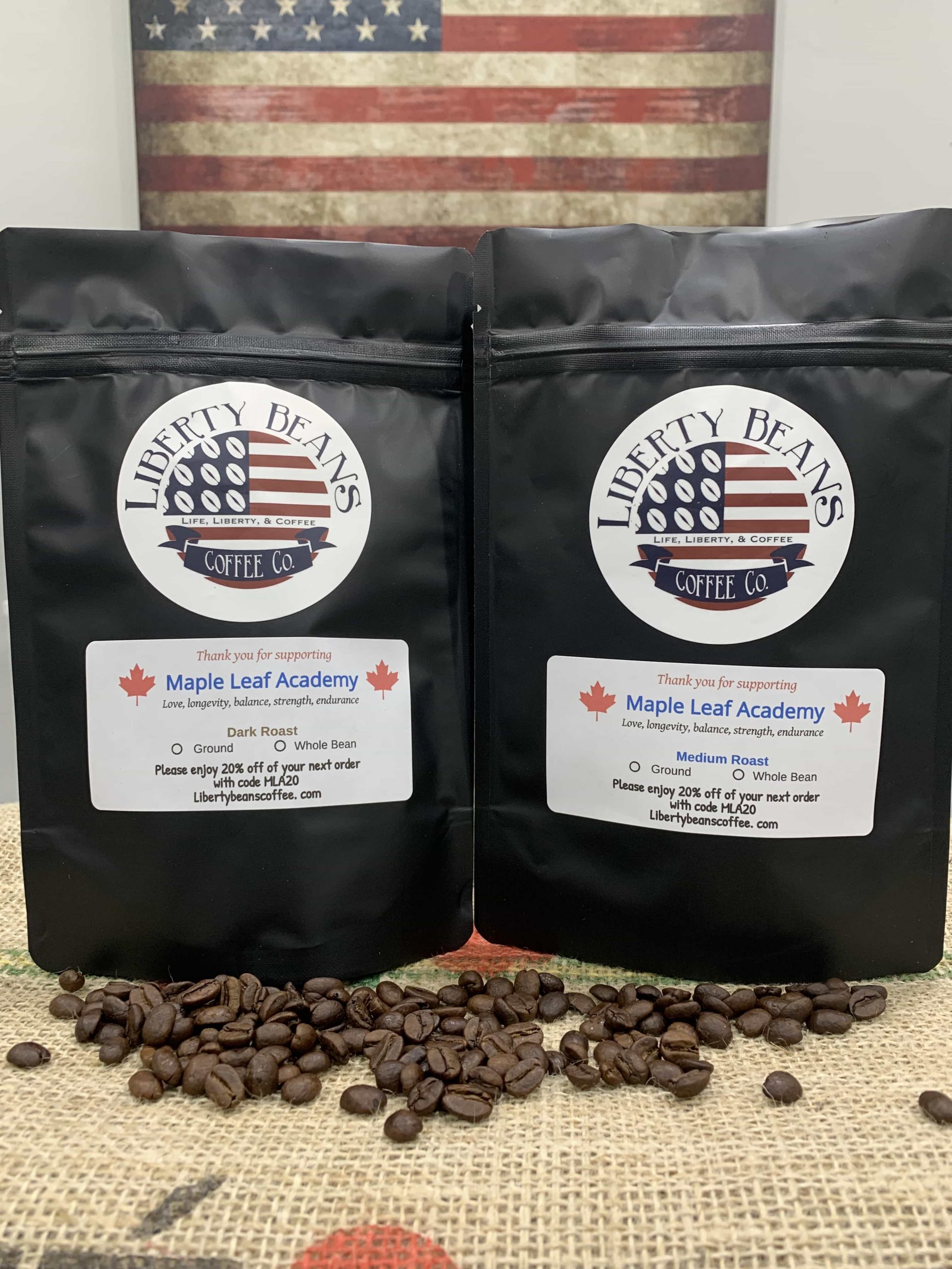 Maple Leaf Academy Fundraiser Sampler Pack Coffee (6oz Bags) Buy