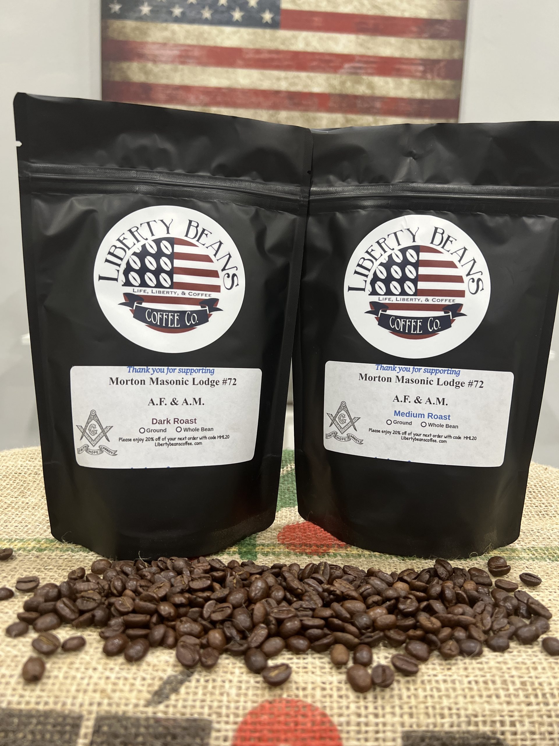 Morton Masonic Lodge 72 Fundraiser Sampler Buy Gourmet Coffee for Sale