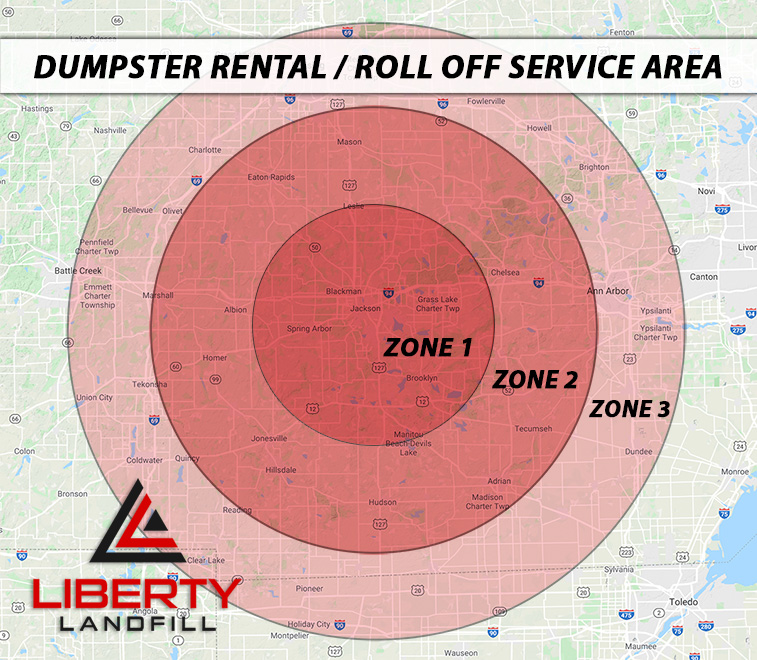 Roll Off Dumpster Rental Liberty Environmental Landfill
