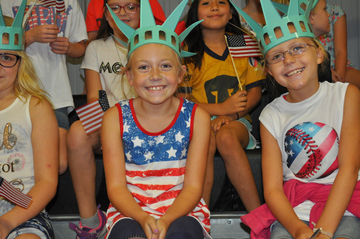 Elkmont Elementary Second and Third Graders Begin Their Super Citizen Journey! Liberty