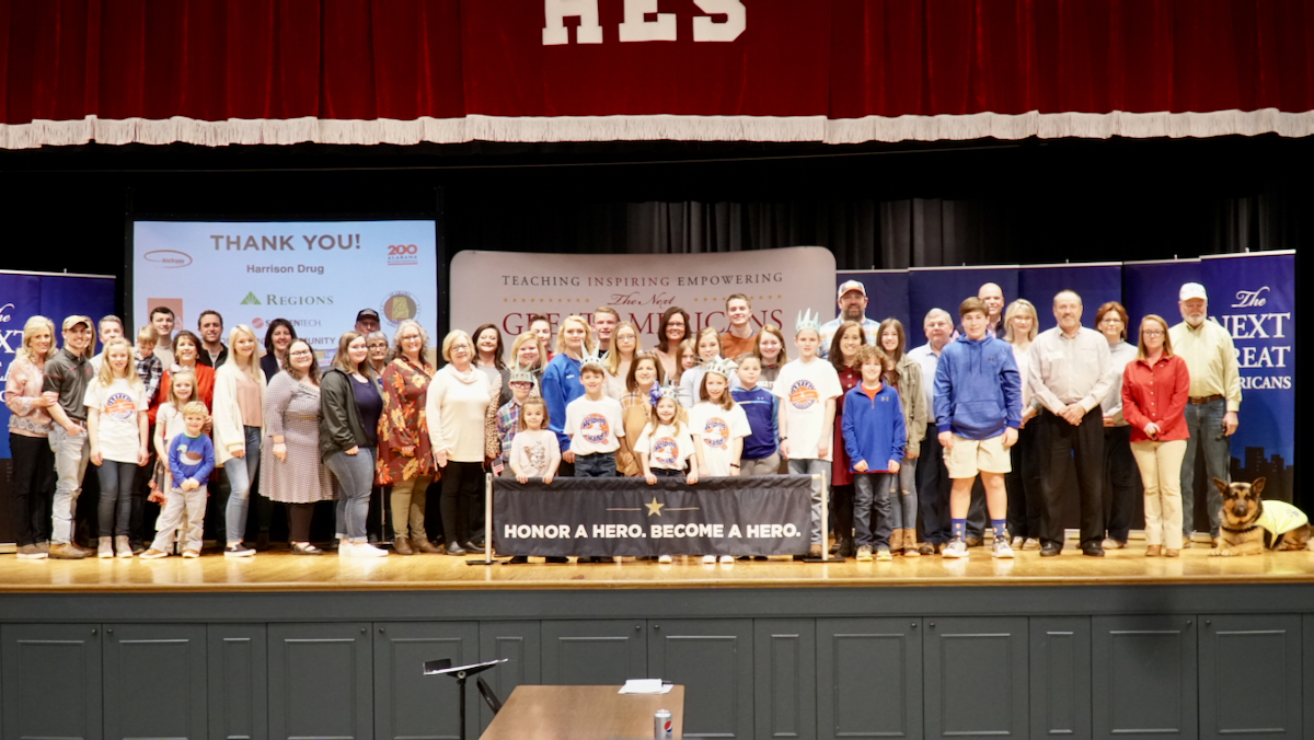 Haleyville Elementary Celebrate their Heroes! Liberty Learning Foundation
