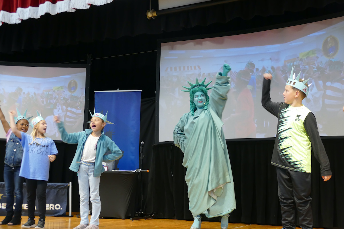 Haleyville Elementary School 2nd & 5th Graders Kickoff their Super