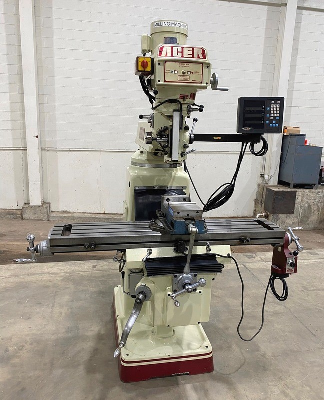 Used Acer 3VK Ultima Vertical Knee Mill For Sale