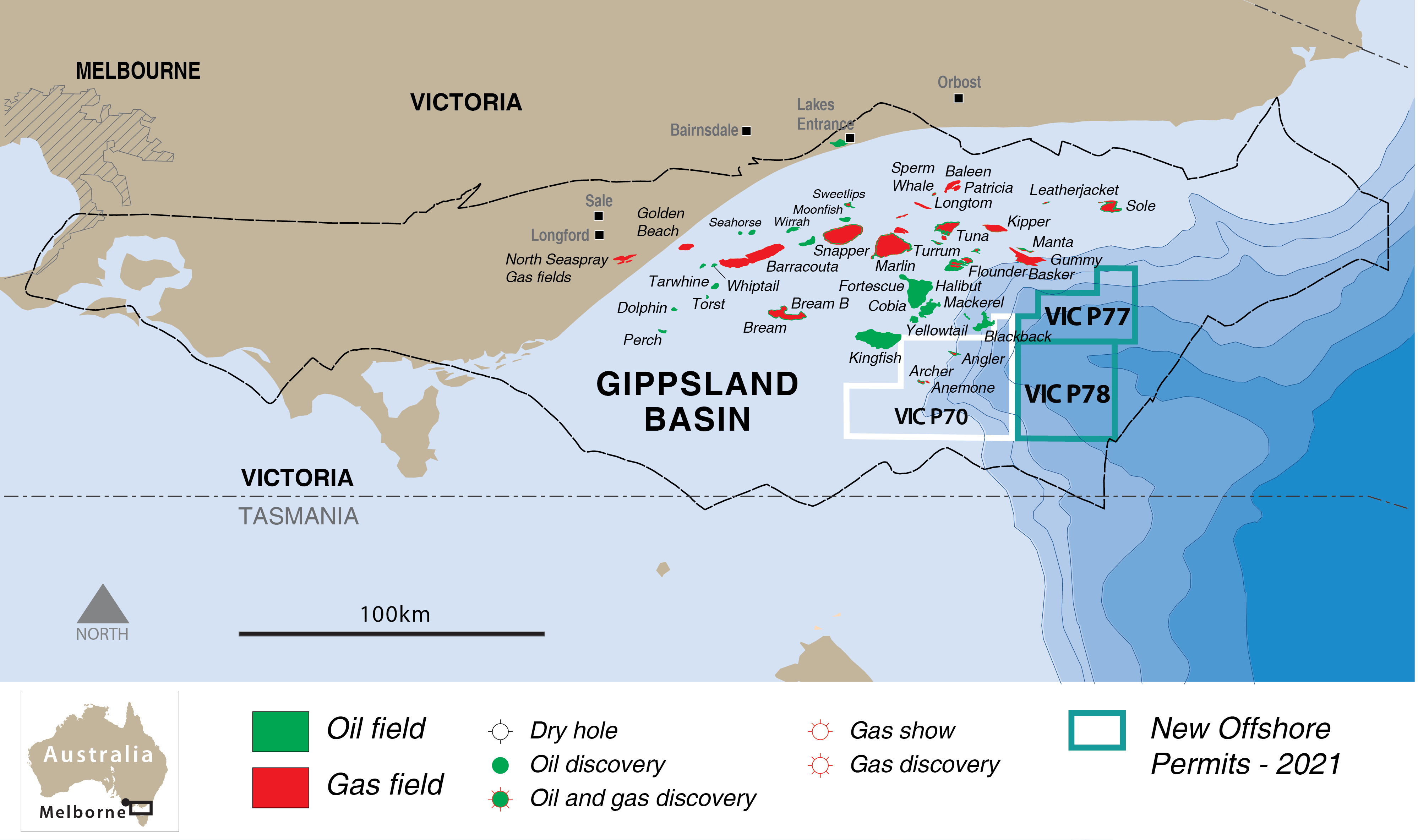 VIC/P77P78 Offshore (Aus) Liberty Petroleum Corp