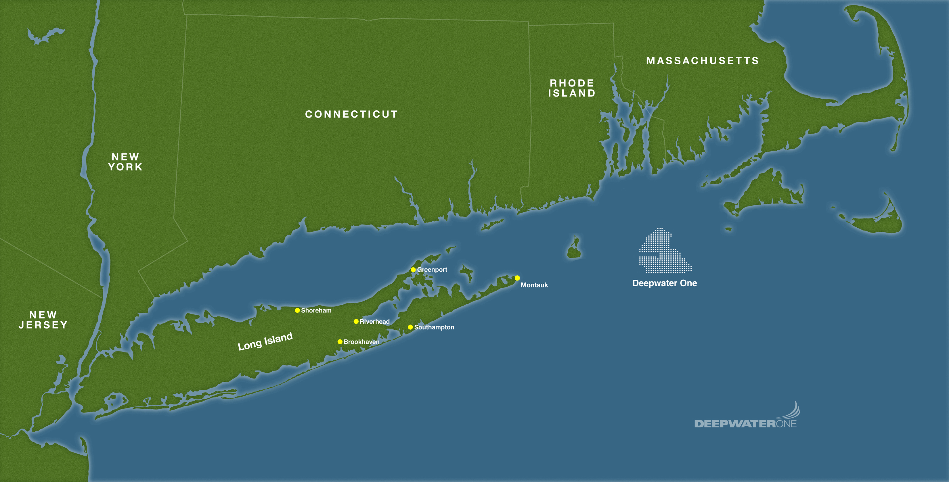 Long Island Wind Map Deepwater Wind proposing wind farm off Montauk coast Long Island