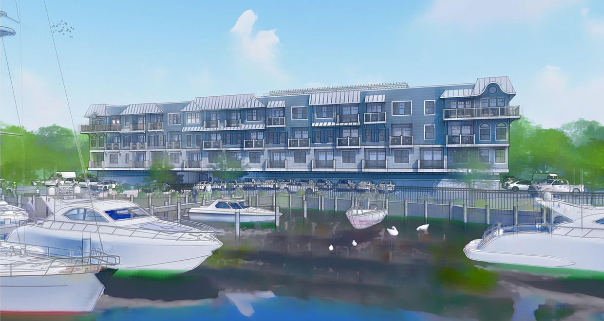 New waterfront rental project pitched for Patchogue Long Island