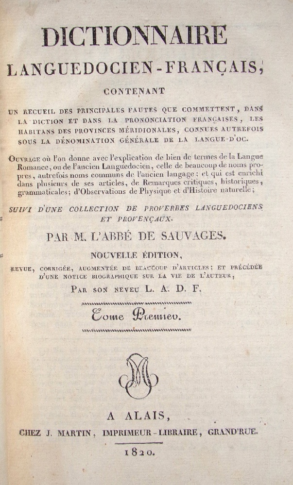 Dictionnaire des auteurs de langue d'oc : de 1800 à nos.