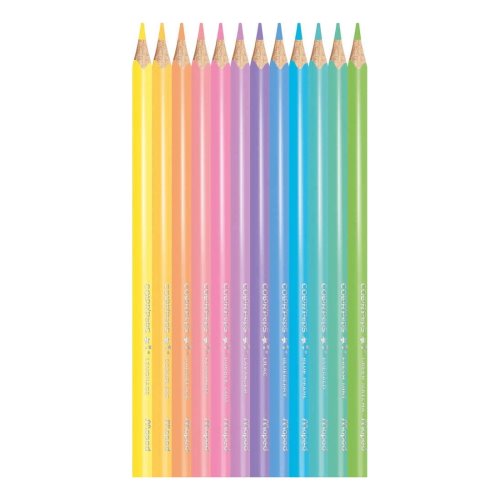 crayon de couleur pastel maped color peps Librairie Lecolier